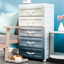 Thickened extra-large plastic storage box box drawer type childrens clothes storage box household finishing box storage cabinet