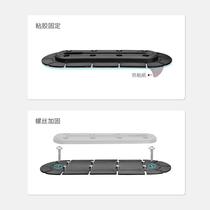 Leather buggy rowing instrument panel expansion header without brand bracket track to accommodate multiple equipment without drilling and pasting