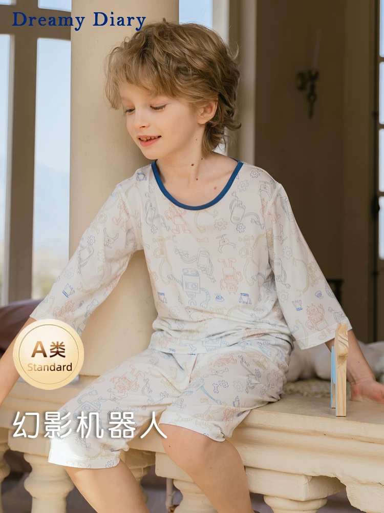 Summer thin children's pijama for boys