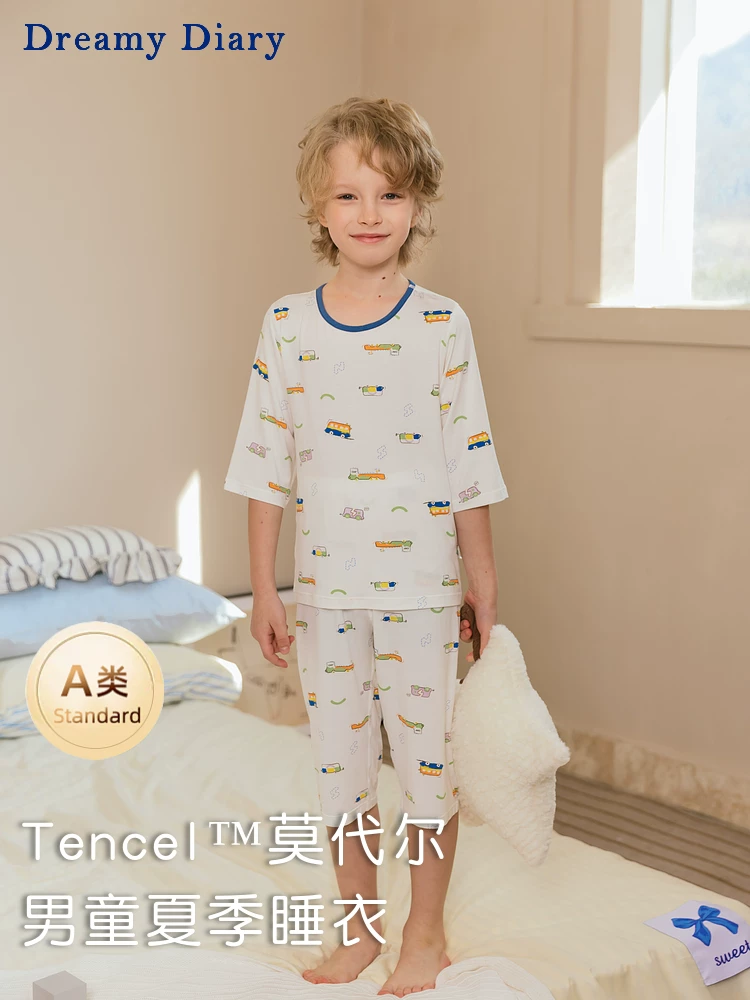 Summer thin children's pijama for boys