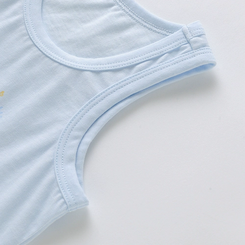 Хлопковый детский комбинезон для новорожденных подходит для мужчин и женщин, жилет для девочек, 2 шт