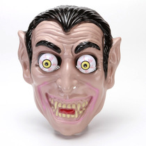 New Halloween horror props frightening spring eye long ears grinning mask