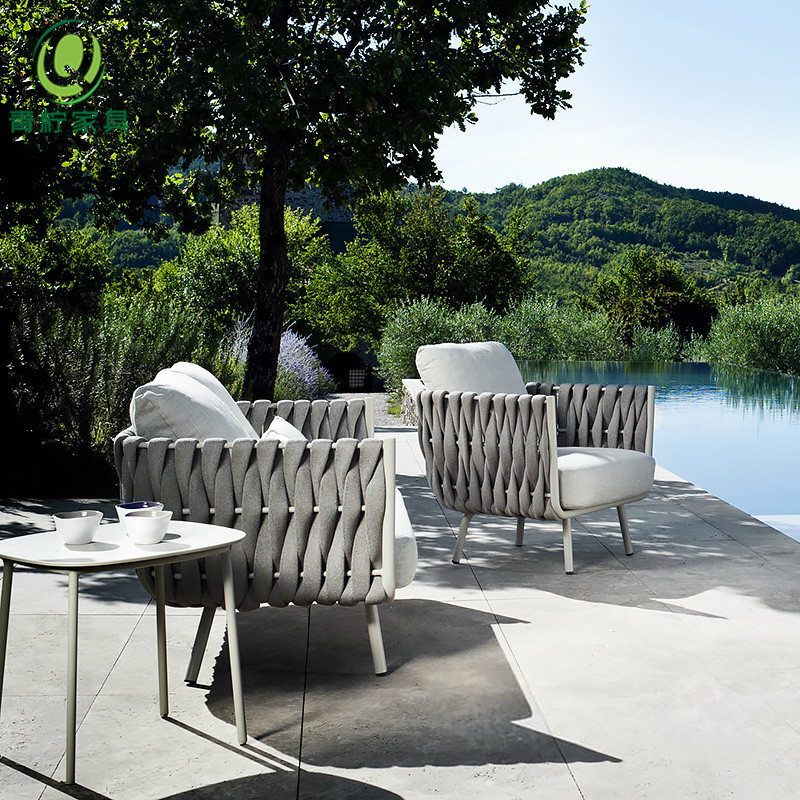 Nordic Outdoor Sofa Villa Furnished Cottage Outdoor Furnished CourtyOutdoor Balcony Virgin Channel Tea Cottage