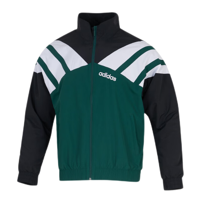 adidas男装2025夏户外夹克宽松休闲舒适外套潮流上衣JX3053