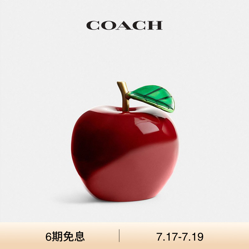 Coach/Coach Women's Apple Shoe Charm Bag Pendant Accessory with Exquisite and High-End Elegance
