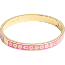 (New Product) COACH Women’s Tea Rose Hinge Bracelet