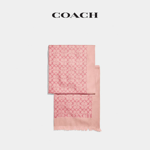 COACH/蔻驰 双色经典标志披巾