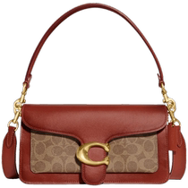 COACH Womens Classic Logo TABBY No. 26 Shoulder Bag Crossbody Bag Black