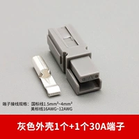 Серая вилка/включая терминал 1 30A