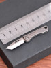 Titanium Alloy Mini Knife Portable Folding Knife Edc Carry-On Knife Keychain Pendant Package Opener Knife