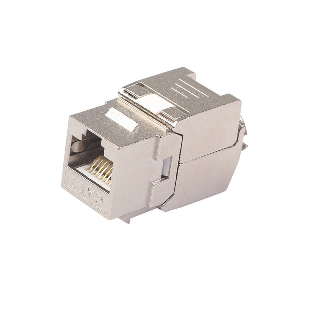 Network RJ45 Cat6 Cat7 Keystone Jack Module 360 Degree Full
