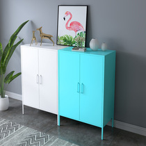 Nordic Dining Side Cabinet Tea Water Cabinet Kitchen Cupboards Simple Side Cabinet Wine Cabinet Home Light Lavish Iron Art Living Room Locker