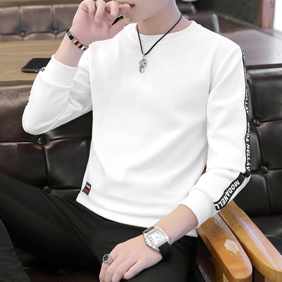 爵森马伯特男士卫衣帅气圆加绒打底衫