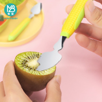 Baby scraping apple puree spoon childrens tableware supplementary food digger spoon baby scraping fruit baby eating tool artifact