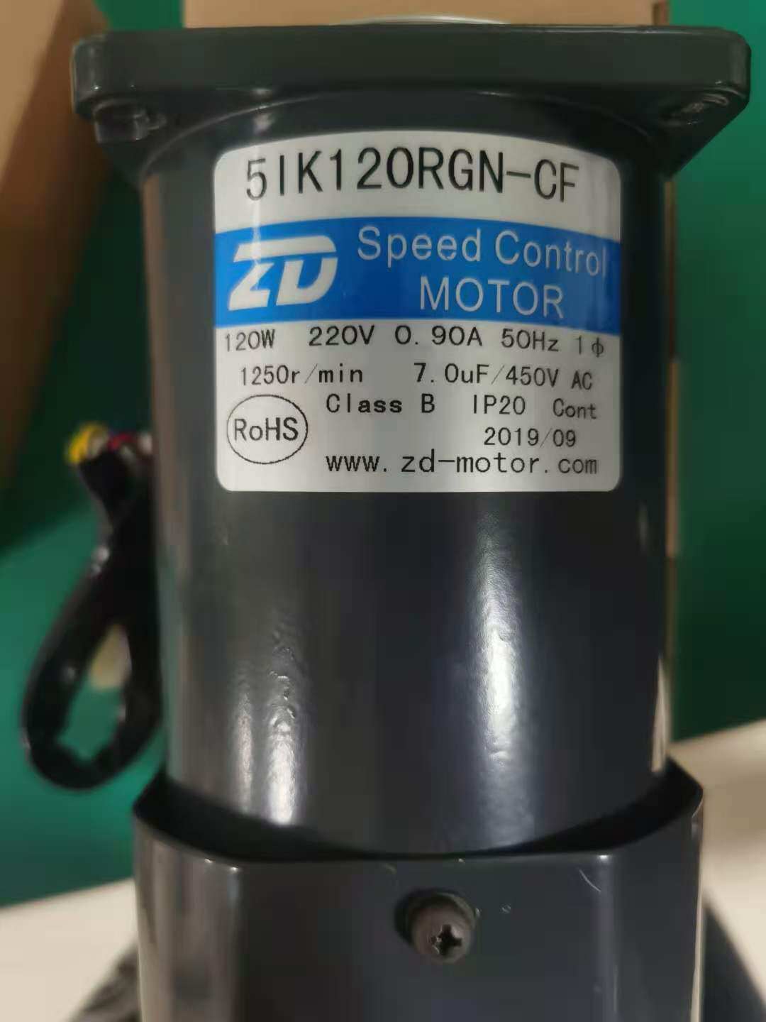 AC motor 5IK120RGN-C speed motor 120W deceleration motor 5IK120GN governor motor