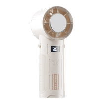 Handheld small fan cold compress refrigeration free of leaf turbine high speed small wind cannons portable outdoor carry-on small usb charging windy force office station desktop mute summertime cooling deviner 1307AA