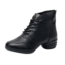 Yizhongfei Summer Dance Shoes Womens Genuine Leather Soft Sole Ghost Step Sailor Dance Shoes Womens Square Dancer Shoes Sports Shoes
