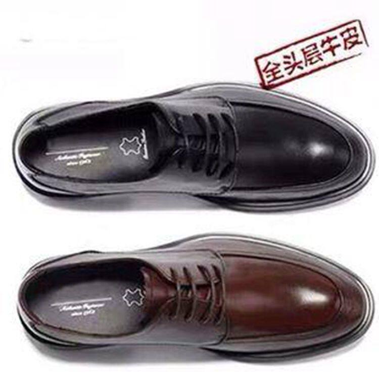 Denmark withdraws the cabinet and clears the warehouse men's shoes business formal leather shoes men's youth leather round toe lace-up casual shoes British wedding shoes