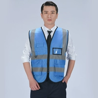 Много -карманный синий