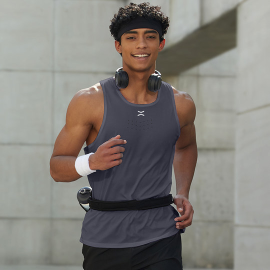 Chaleco deportivo para correr para hombre, ropa de secado rápido para maratón