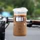 Bicycle coffee cup holder aluminum alloy retro water bottle holder