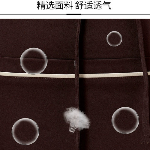 Юбка в складку, модный короткий фартук для работы, делается под заказ, с печатью вашего логотипа