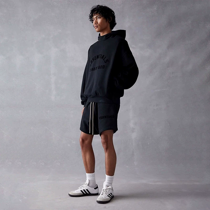 [Одобренный счётчиком] Худи с капюшоном ZP FOG Essentials Xuanqing универсальная свободная повседневная толстовка в тренде