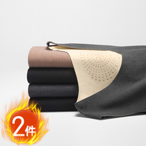 Warm vest mens plus suede thickened waistcoat without mark Double face Decede grinding hair hot fibre autumn and winter sleeveless bottom shirt