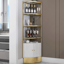 Beidi Garden Light Lavish Wine Cabinet Minimalist Modern Home Living Room Corner Cabinet Ground Triangle Cabinet Sector Wall Corner Wine Cabinet