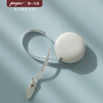 Thick square small leather ruler imitation leather rice ruler leather measuring tape measuring three waistlines waist and chest circumference cloth ruler amount clothes ruler family