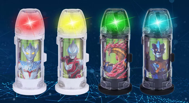 Jed Ultraman Transformer Jade Sublimator Belt Box Kính Glowing Capsule Gigabit Deformation Toy Man - Hoa nhân tạo / Cây / Trái cây