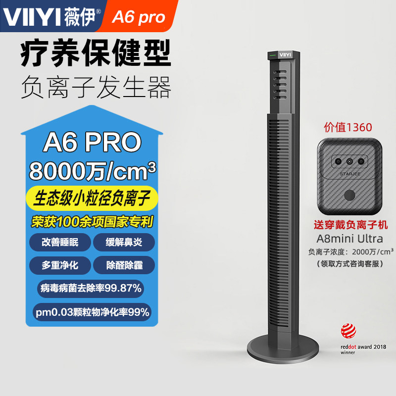 Генератор отрицательных ионов Weiyi A6pro бытовой аппарат для очистки воздуха от отрицательных ионов кислорода лесной кислородный бар очиститель воздуха от отрицательных ионов Изображение 1