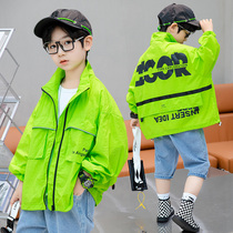 Boy sunscreen 2022 new CUHK Scout sunscreen Childrens baseball clothes Skin clothes Summer thin breathable jacket