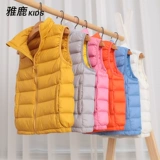 Легкий и тонкий детский жилет с пухом, майка, демисезонный вкладыш для мальчиков, подходит для подростков