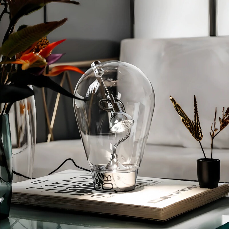 Blow Italian Table Lamp Creative Designer Office Desk Bedroom Bedside Touch Dimming Reading Glass Table Lamp