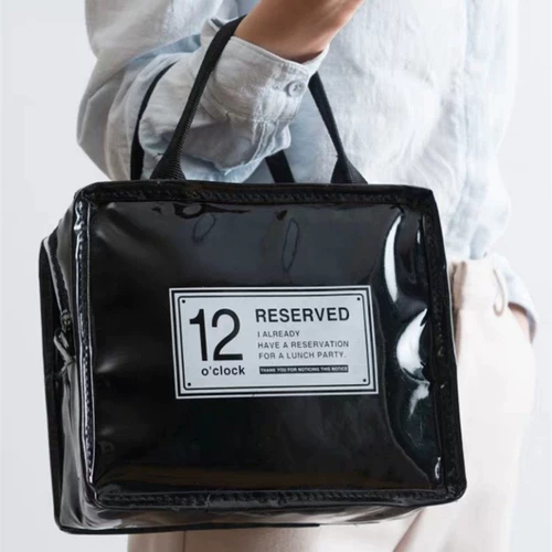 Портативная полиуретановая вместительная и большая термосумка, сумка для пикника для офиса, сумка для ланча, маленькая небольшая сумка, сумка для еды