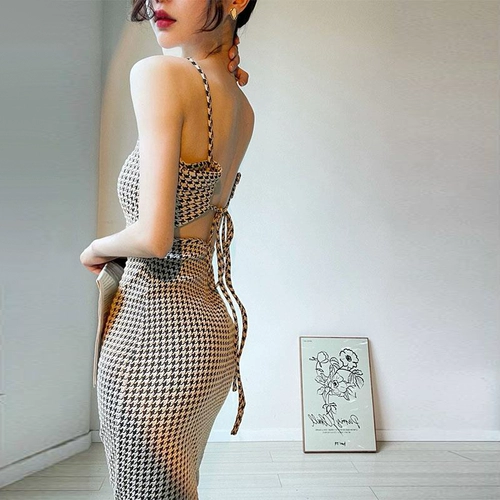 Ретро сексуальная приталенная длинная юбка, ремень, платье, эффект подтяжки, с открытой спиной