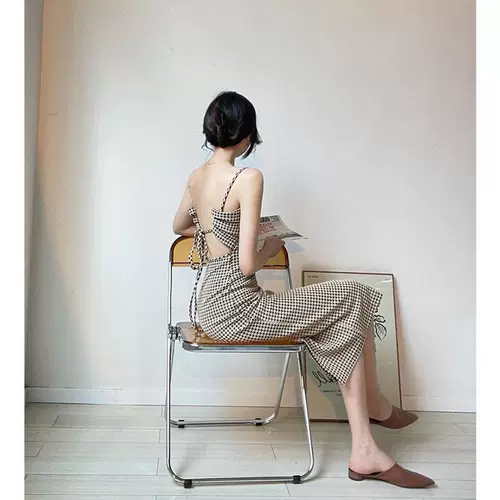 Ретро сексуальная приталенная длинная юбка, ремень, платье, эффект подтяжки, с открытой спиной