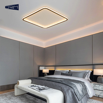 Bedroom ceiling light ultra-thin Nordic ins style square creative modern simple living room room dimming led lighting