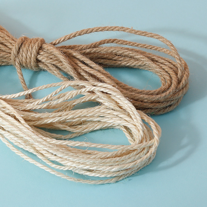 Cat climbing with homemade DIY material kittens toy resistant to cat grabbing plate Pet Cat with Sword Hemp Post Accessories Hemp Rope