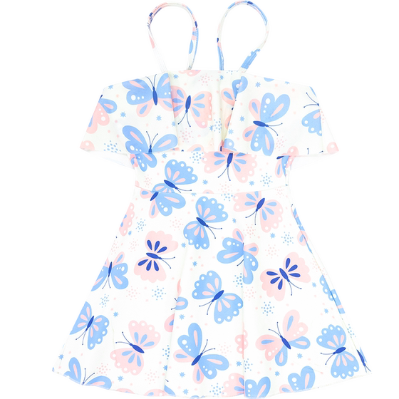 Momasong children's swimsuit girls summer small middle and big children's split skirt swimsuit girls student Korean version swimsuit
