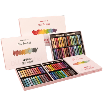 Caiyan super soft heavy color oil pastels come with free scraper drawing paper