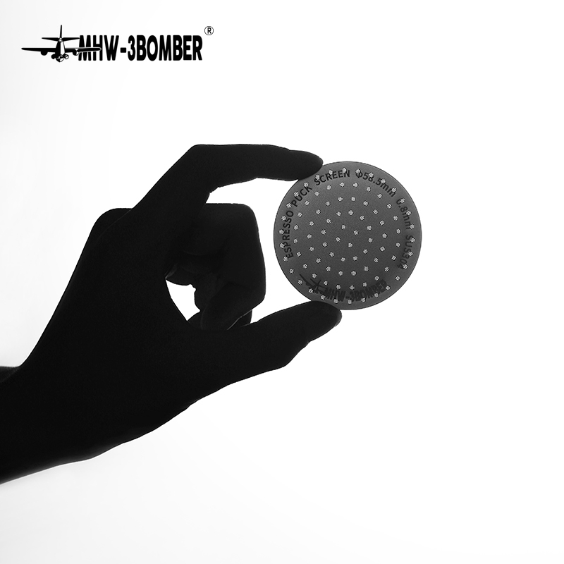 Mhw-3Bomber Bomber Secondary Water Distribution Network Italian Coffee Handle Sintered Titanium Black Extraction Filter Mhw-3Bomber Bomber Secondary Water Distribution Network Italian Coffee Handle Sintered Titanium Black Extraction Filter