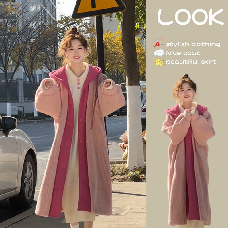 2026 Autumn and Winter New Winter Cashmere Fur Integrated Woolen Coat High-End Long Style Popular Coat for Women