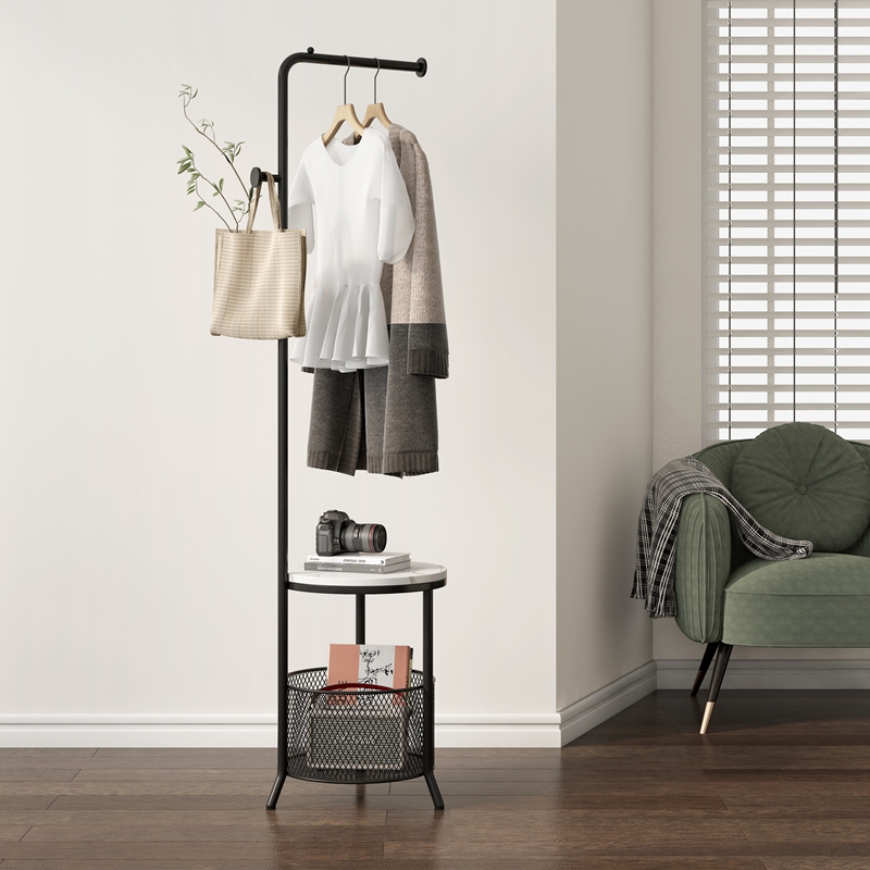 Sofa edge a few small tea table tables Home accommodating headboard clothes rack hanger floor bedroom hanging clothes rack