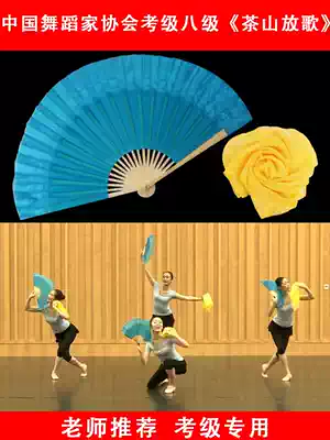 Examination dance fan special Chashan song level 7 or 8 handkerchief props Anhui flower drum Yunnan lantern fan
