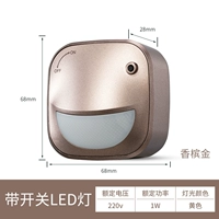 Переключатель, ночник, 1W