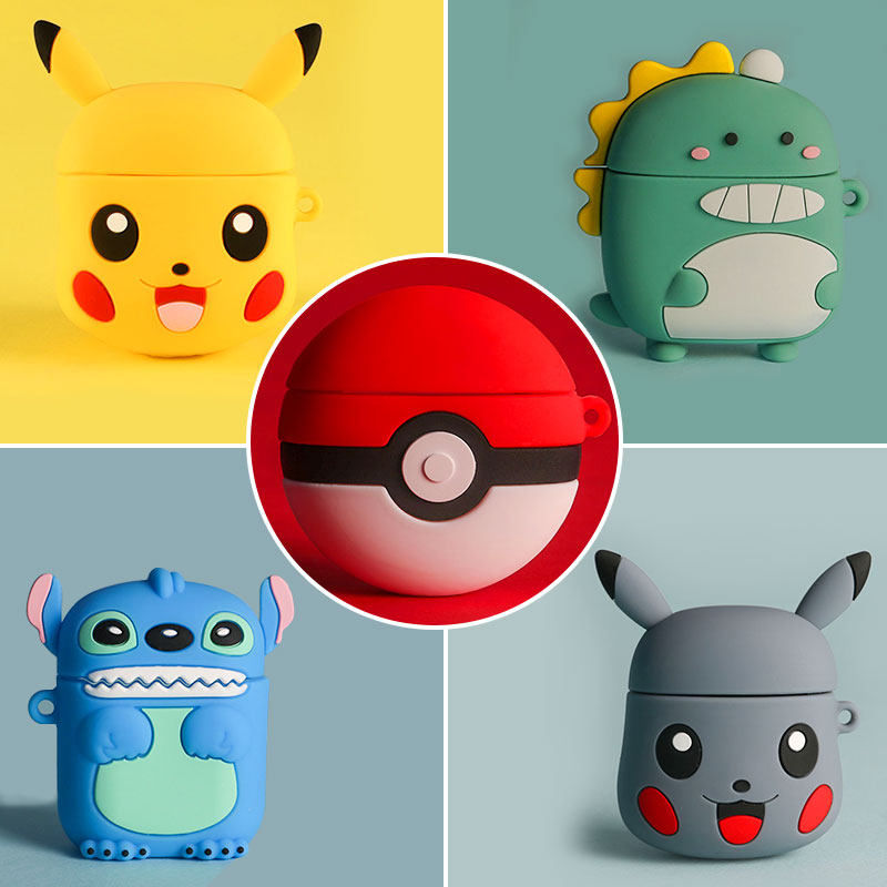 oppoencofree Bluetooth headset case oppo wireless headset case Anti-loss and anti-drop oppo enco free headset case Cartoon silicone oppo protector