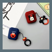 Масляный заголовок All -IN -One AirPods2 Generation Защитный крышку воздуха подходит для Apple Беспроводной версии 1 мягкая пылея