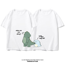 Roora Lovers Dress Summer Clothing Short Sleeves Small Crowd Design Feel T-shirt Man 2022 New Trendy Summer Pure Cotton Half Sleeve Shirt